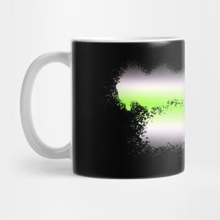 Agender Paint Smudge Minimalism Mug